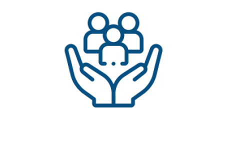 Programs Icon with Hands