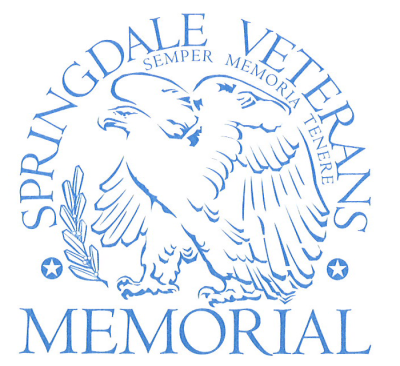 Springdale Veteran's Memorial Logo with Eagle