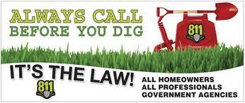 Always call before you dig