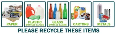 Please recycle these items